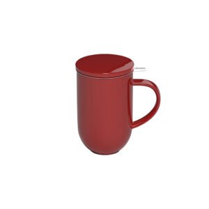 Tea Mug With Infuser 300ml Red